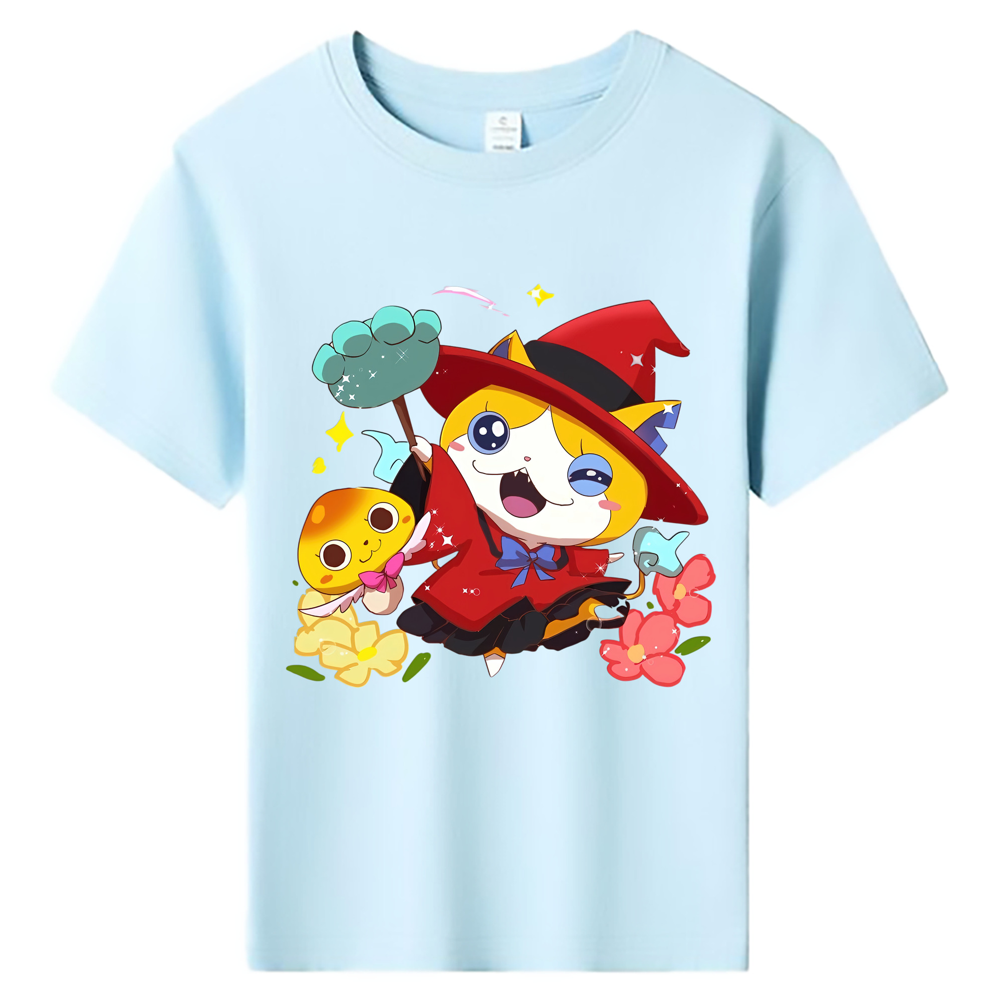 （画像用） 妖怪ウォッチ Yo-kai Watch 綿100％キッズTシャツ（フロントプリント）